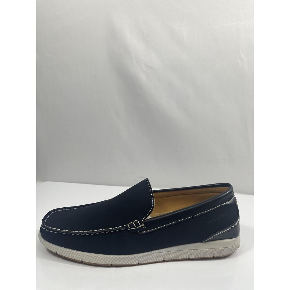 Aston Marc Crosby-02 Shoes Mens Size 9.5 Black Slip On Loafers Casual New Box